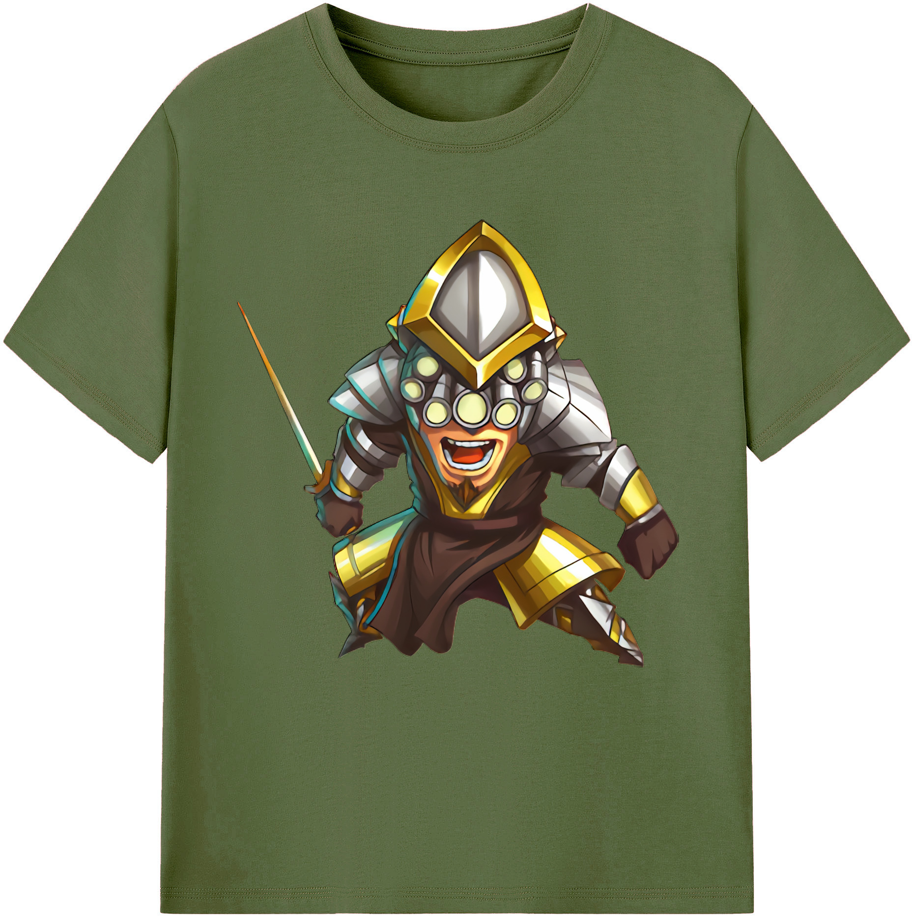 リーグ・オブ・レジェンド League of Legends LOL 綿100％半袖Tシャツ（フロントプリント）